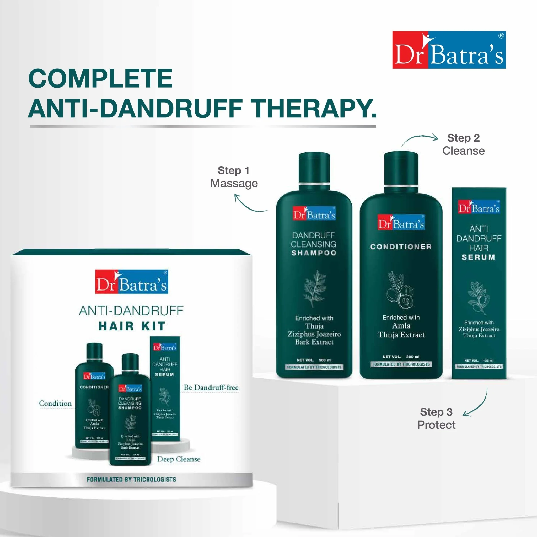Anti Dandruff Hair Kit - Dr Batra's - Image 7