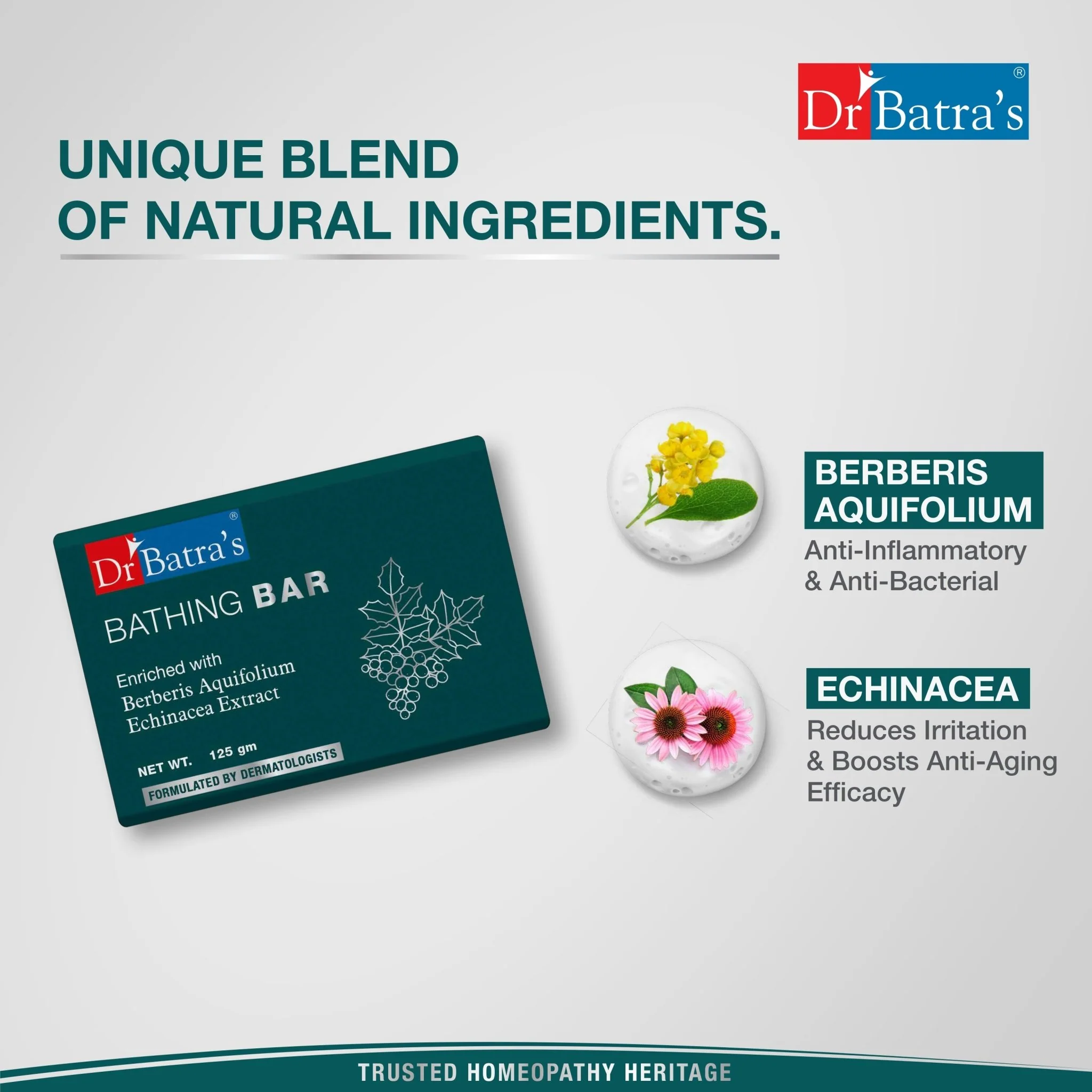 Bathing Bar - Soap 125g – Long-Lasting Moisture & Infection Protection with Berberis & Aquifolium | For Men & Women - Image 5