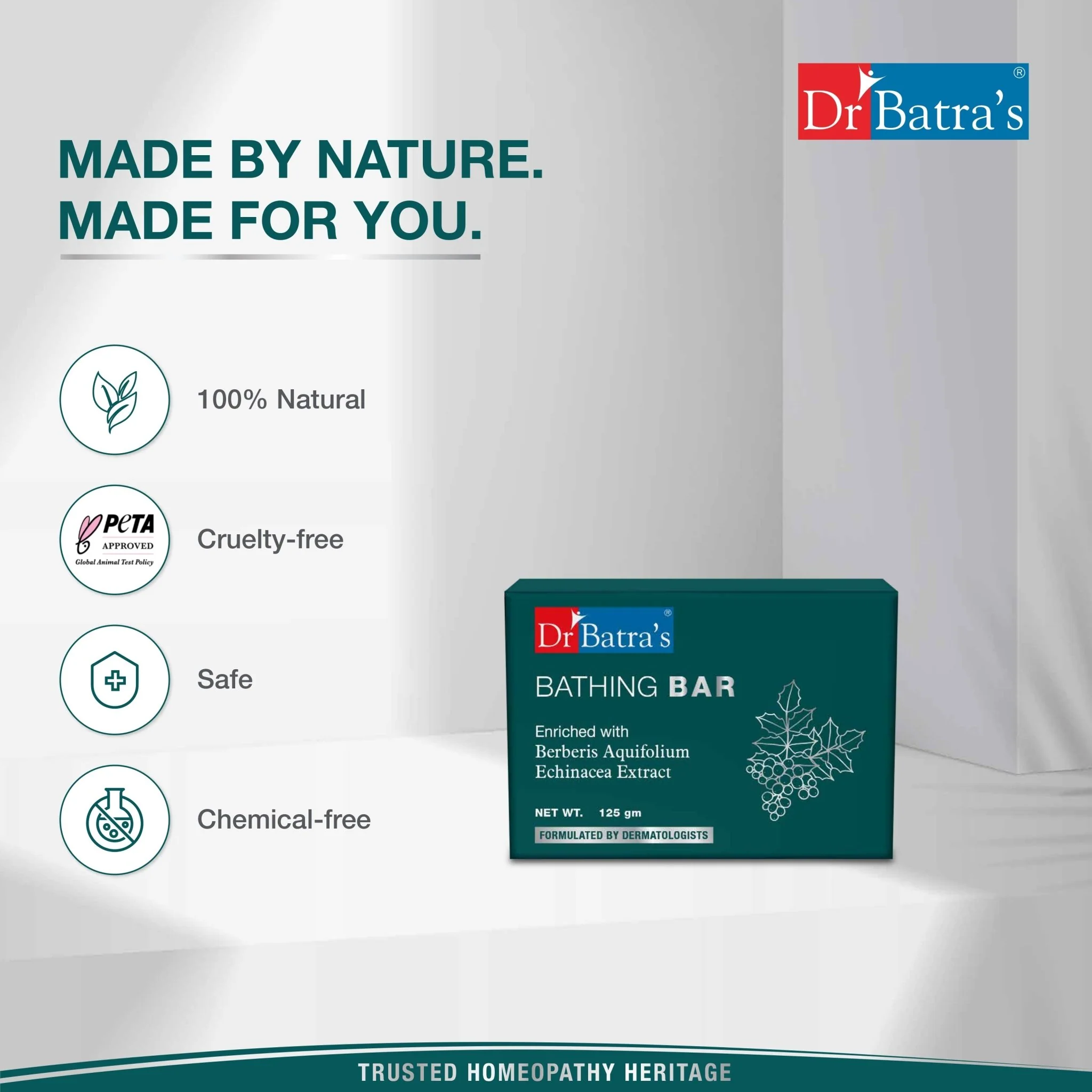 Bathing Bar - Soap 125g – Long-Lasting Moisture & Infection Protection with Berberis & Aquifolium | For Men & Women - Image 6