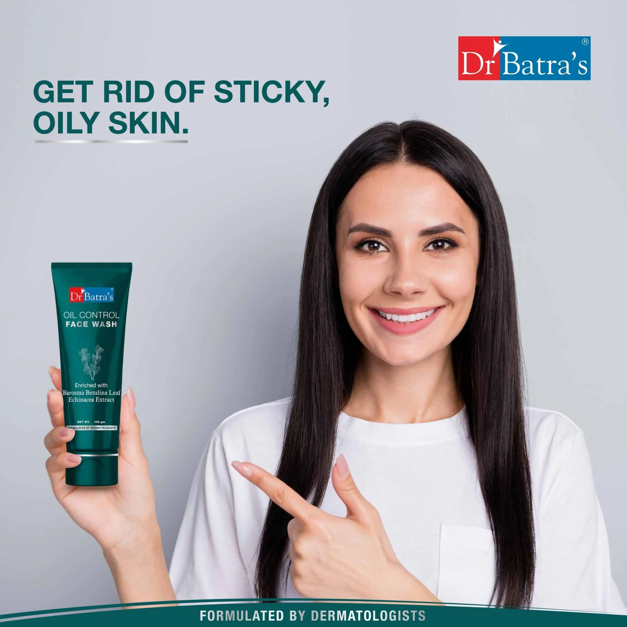 Oil Control Face Wash 100g – Removes excess oil, unclogs pores, and promotes clear, refreshed skin with natural Barosma Betulina & Echinacea extracts | For Men & Women - Image 4