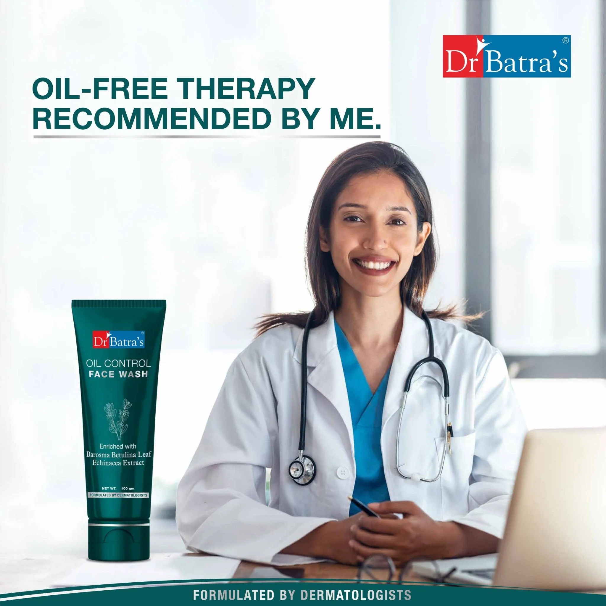 Oil Control Face Wash 100g – Removes excess oil, unclogs pores, and promotes clear, refreshed skin with natural Barosma Betulina & Echinacea extracts | For Men & Women - Image 6