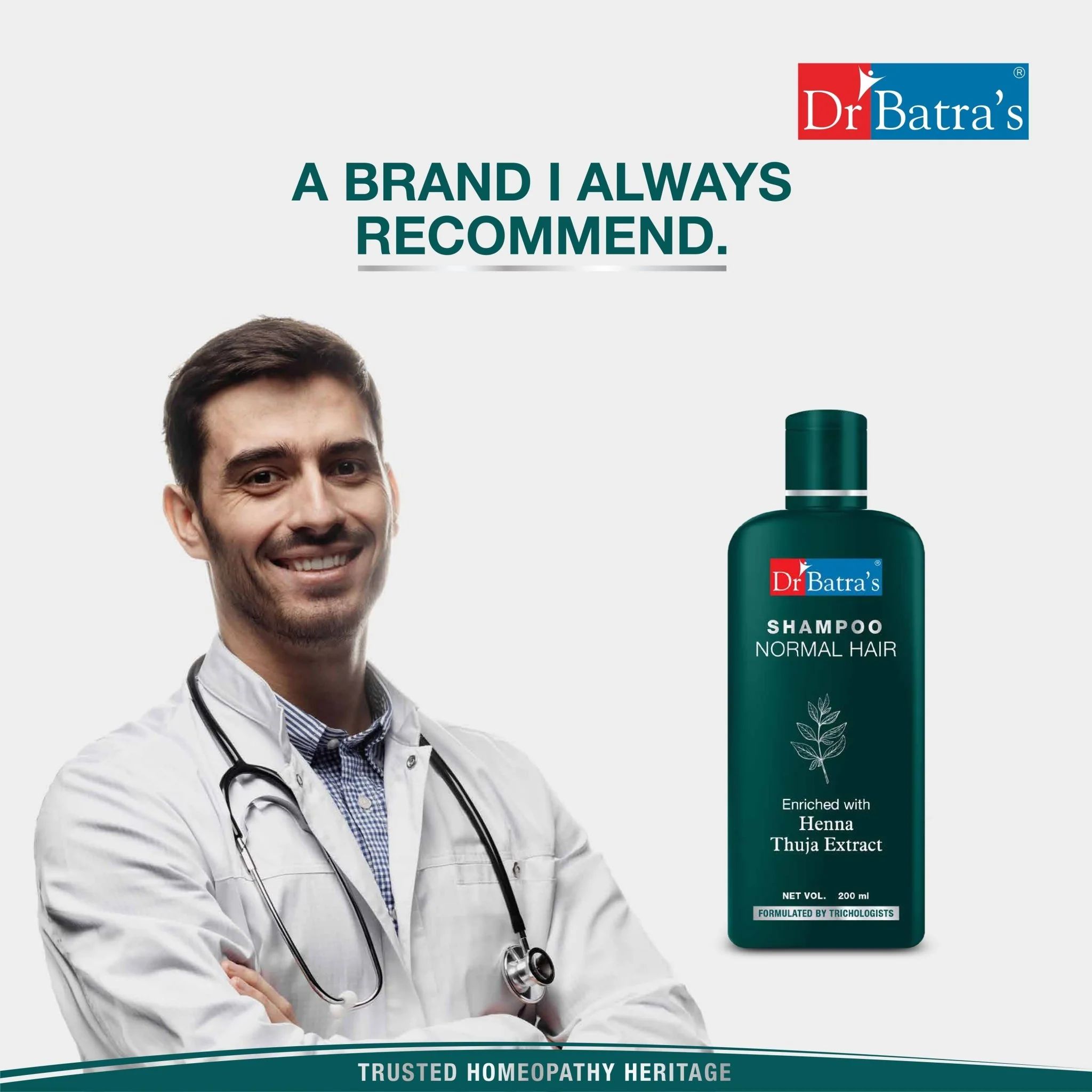 Dr Batra’s Shampoo for Normal Hair | With Henna & Thuja | Controls Oil Balance, Prevents Dryness & Adds Shine | Gentle Daily Care | - Image 6