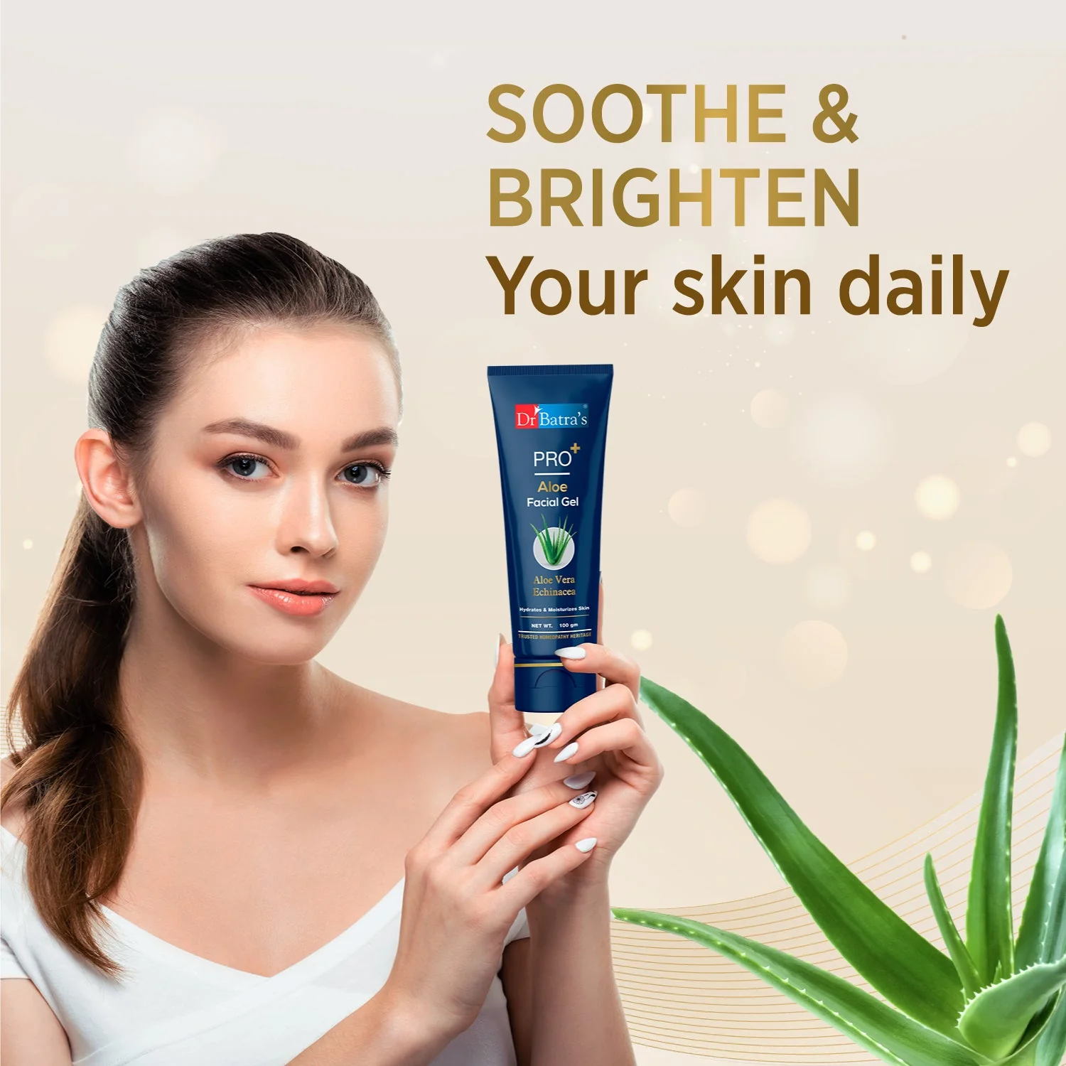 Dr. Batra's PRO+ Aloe Facial Gel - Image 4