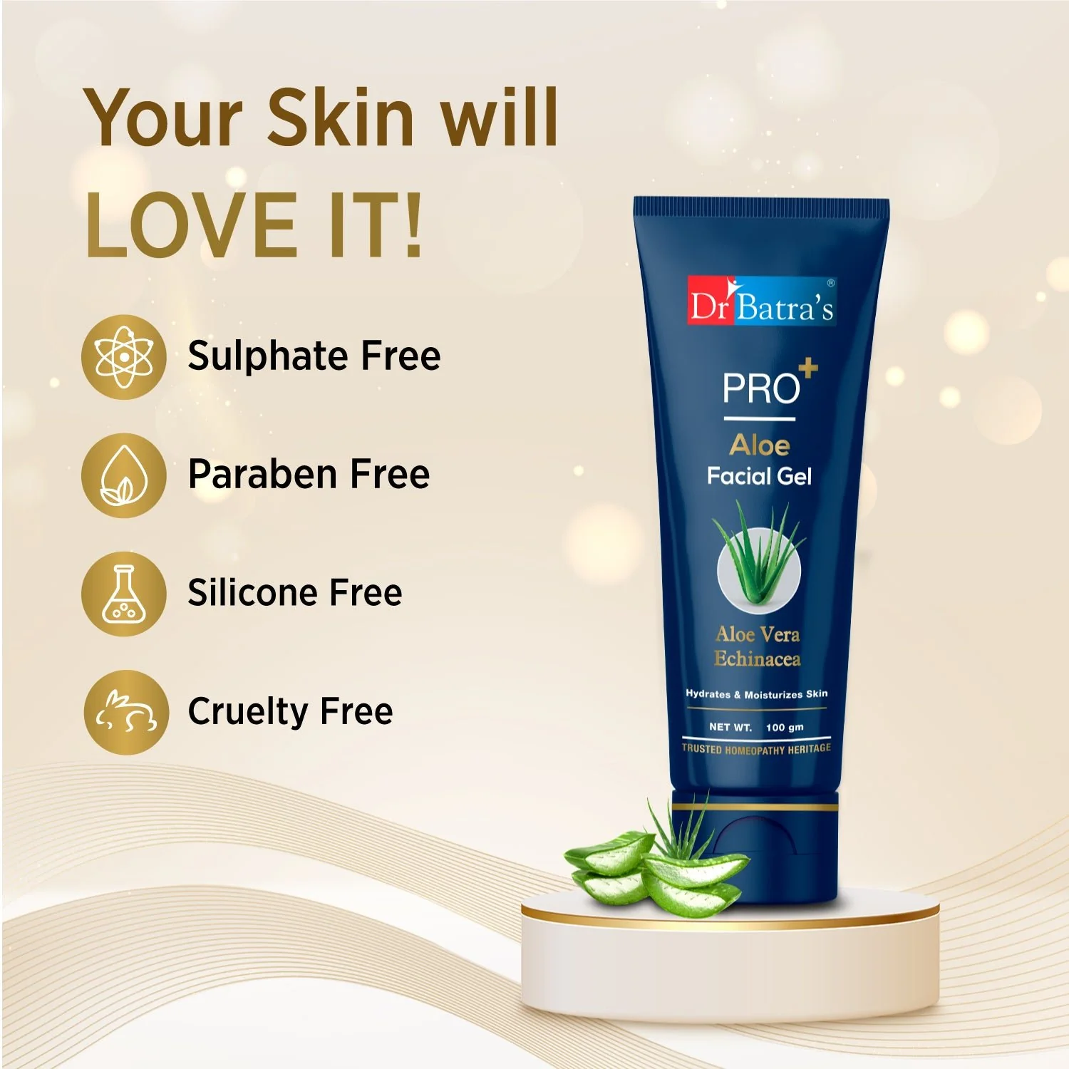 Dr. Batra's PRO+ Aloe Facial Gel - Image 8
