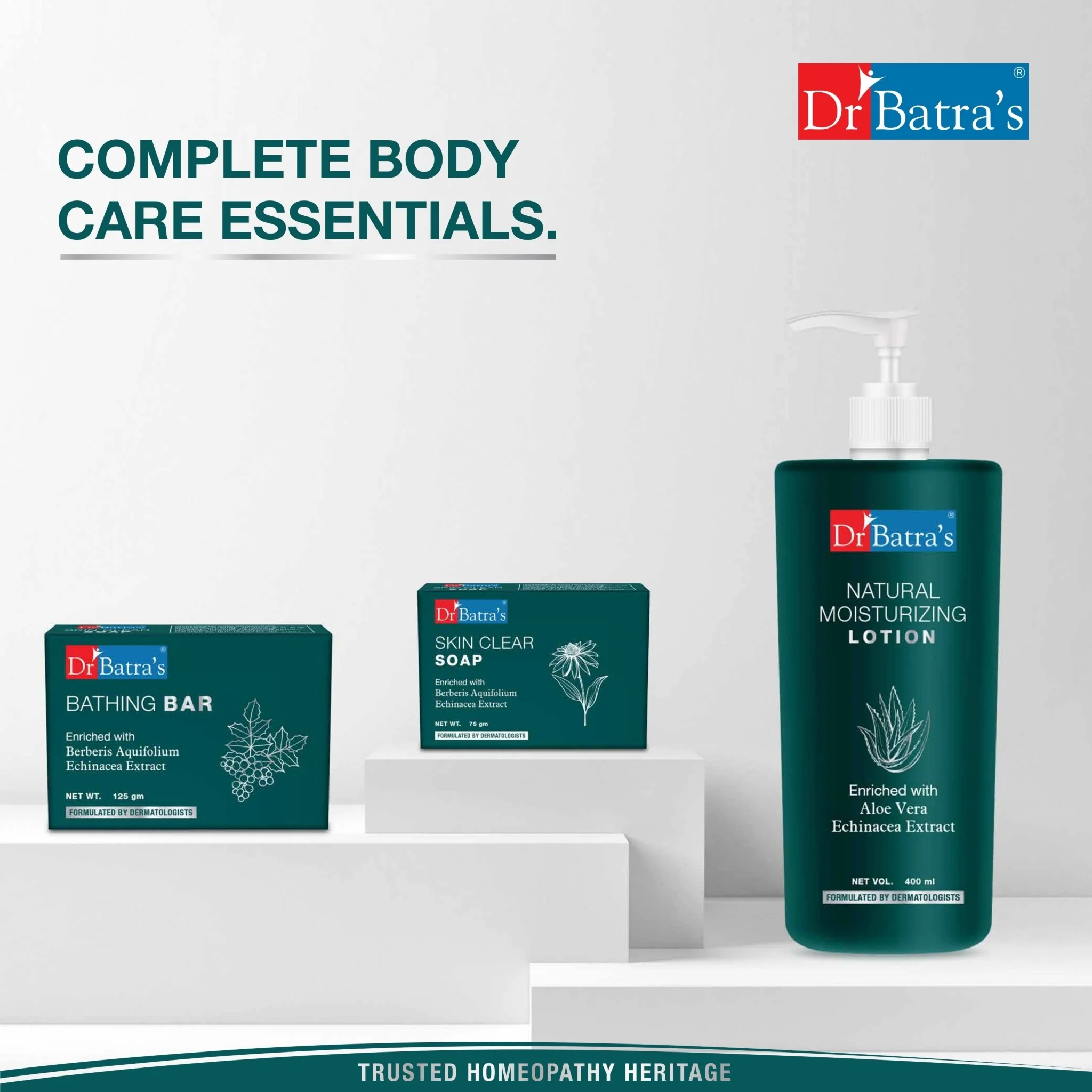 Dr Batra's Natural Moisturizing Lotion with Echinacea & Aloe Vera | Hydrating & Soothing Skin Lotion | Enriched with Olive Oil for Smooth, Radiant, & Itch-Free Skin | - Image 8