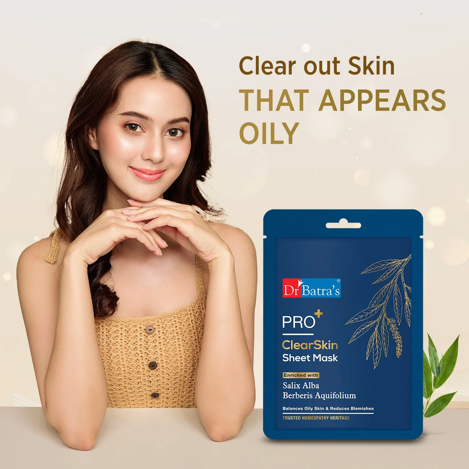 Dr Batra’s- PRO+ ClearSkin Face Sheet Mask - Image 3