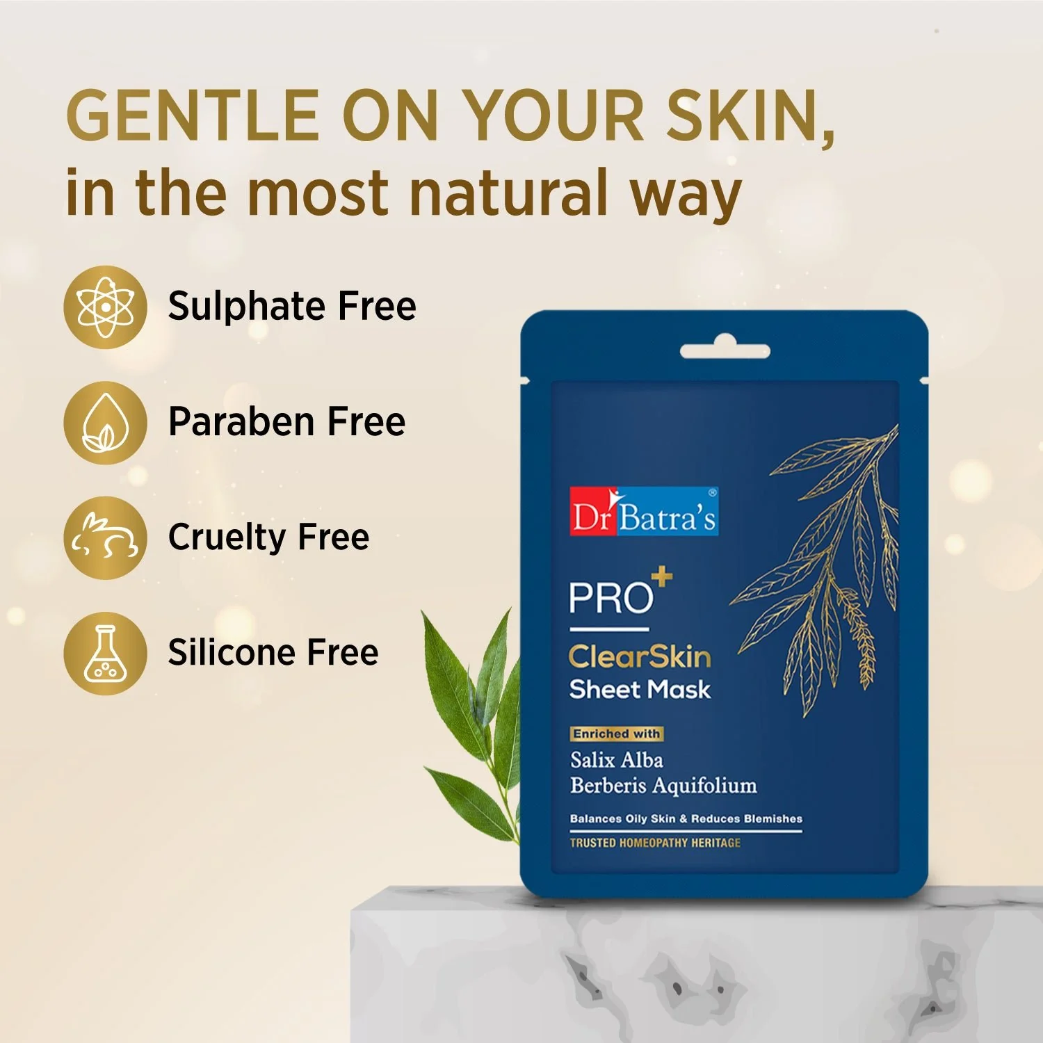 Dr Batra’s- PRO+ ClearSkin Face Sheet Mask - Image 4