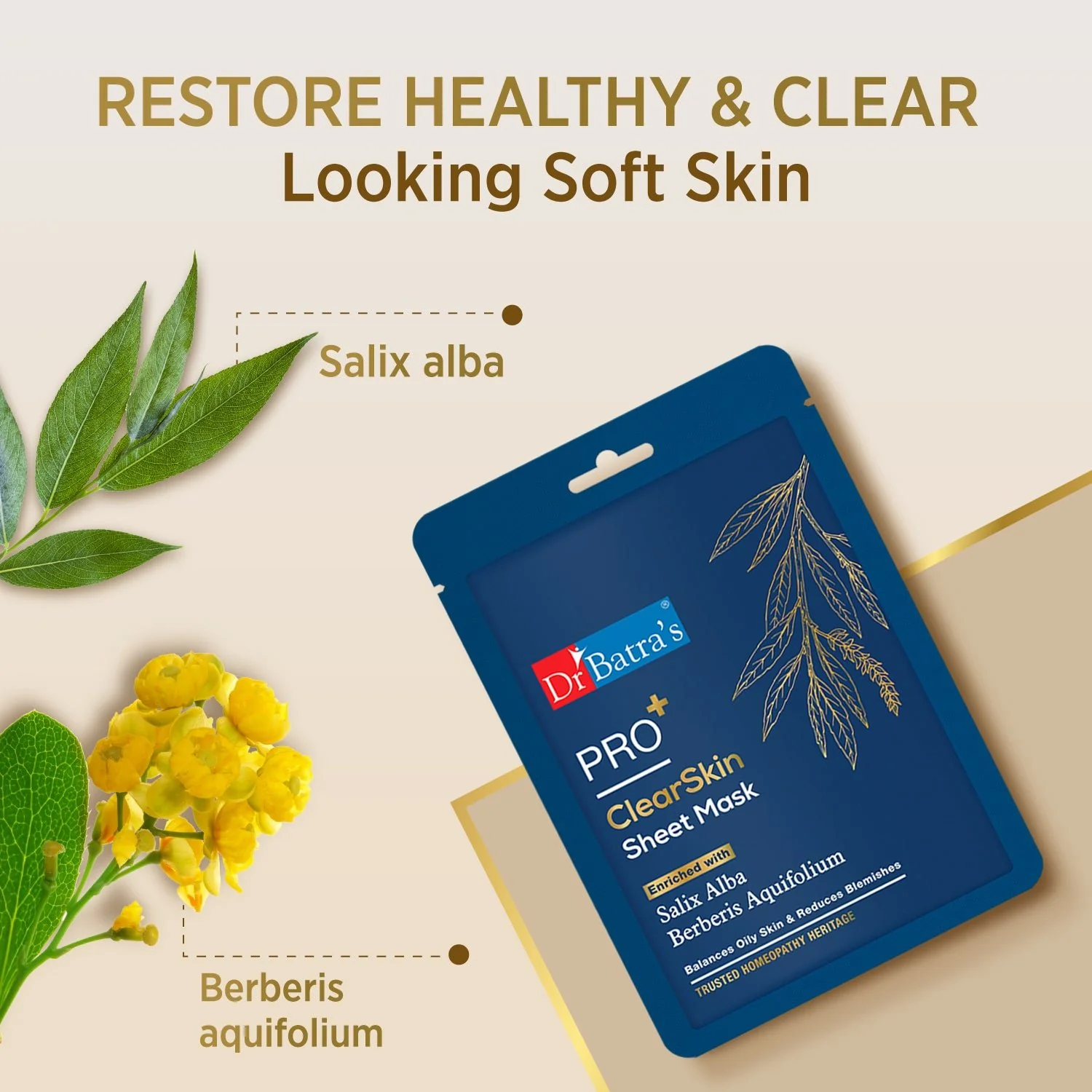 Dr Batra’s- PRO+ ClearSkin Face Sheet Mask - Image 7