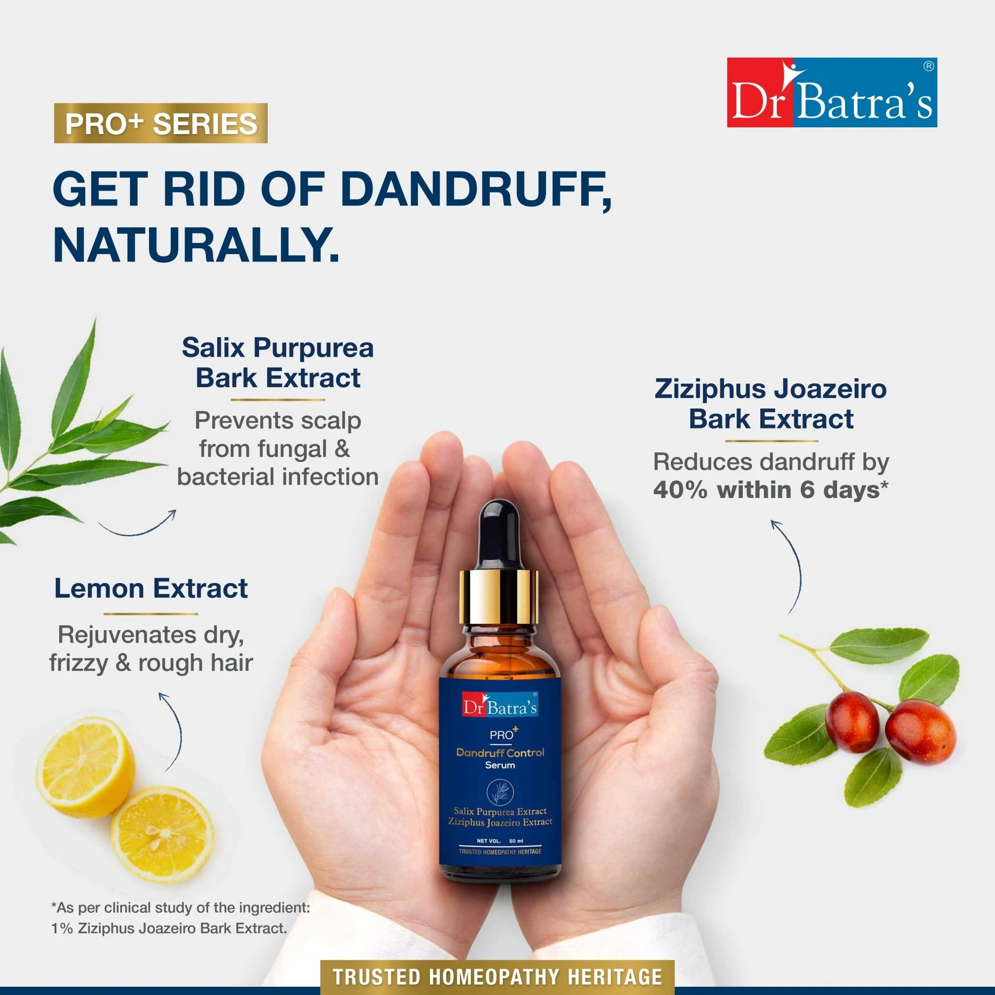 Dr Batra's Pro+ Dandruff Control Natural Serum 50 ml - Image 7