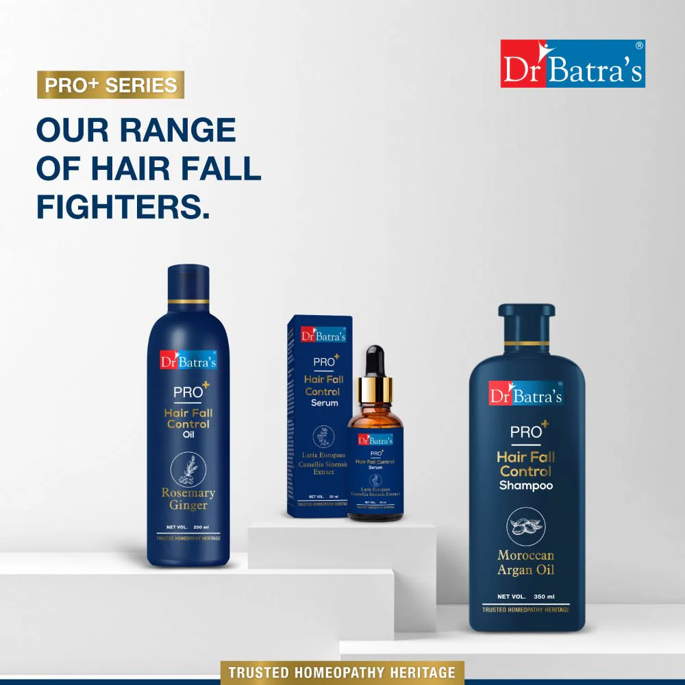 Dr Batra’s PRO+ Hair Fall Control Serum | With Larix Europaea, Camellia Sinensis & Biotin | Reactivates Hair Growth, Reduces Hair Fall & Adds Shine | 30 ml - Image 10