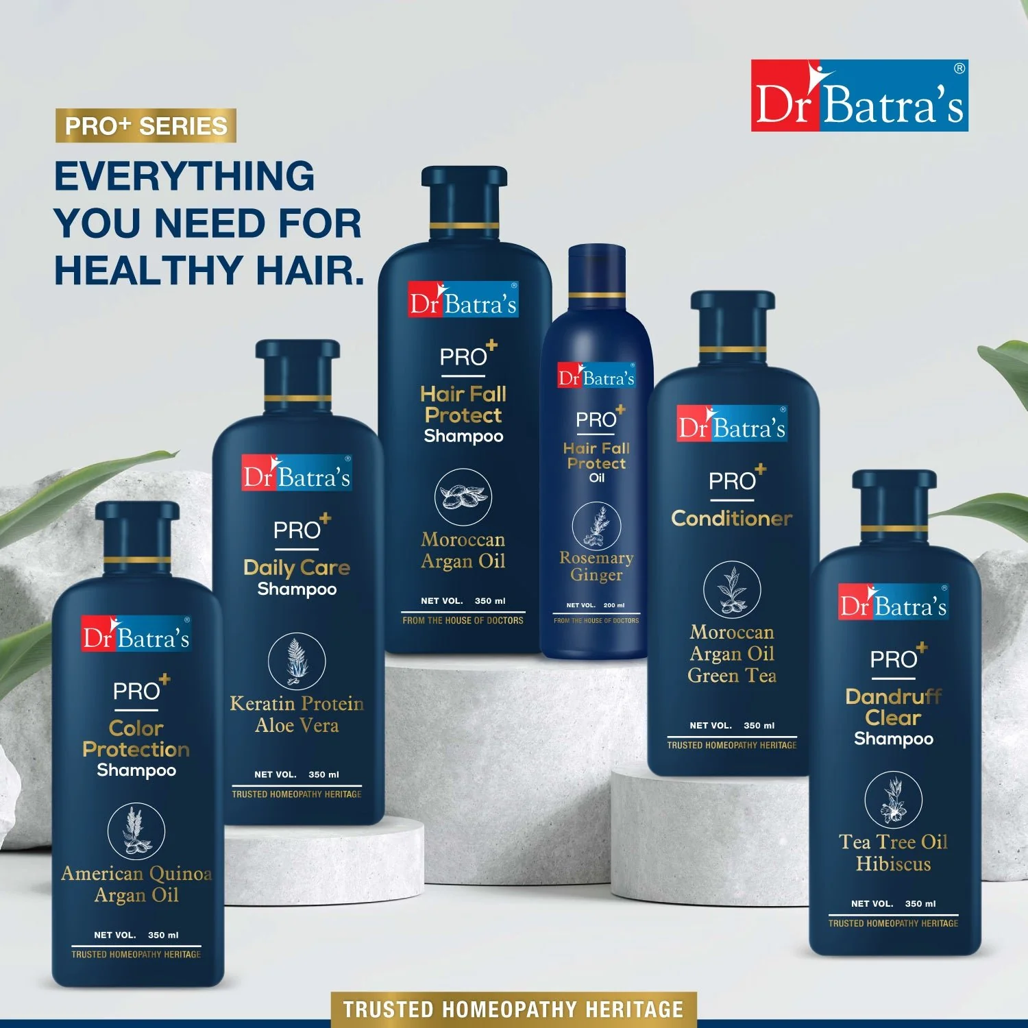 PRO+ Hair Fall Shampoo 350ml – Reduces Hair Loss & Strengthens Roots with Moroccan Argan Oil & Biotin |  For Men & Women - Image 8