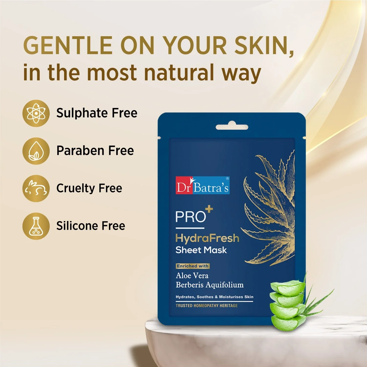 Dr Batra’s-  PRO+ HydraFresh Face Sheet Mask - Image 3