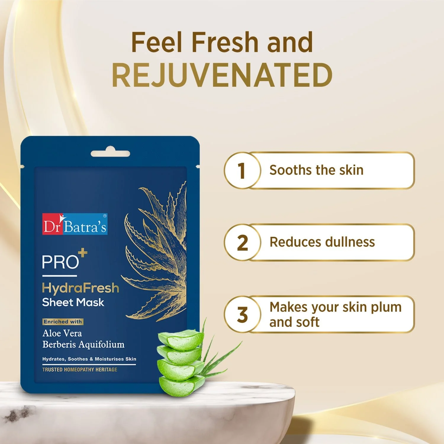 Dr Batra’s-  PRO+ HydraFresh Face Sheet Mask - Image 6