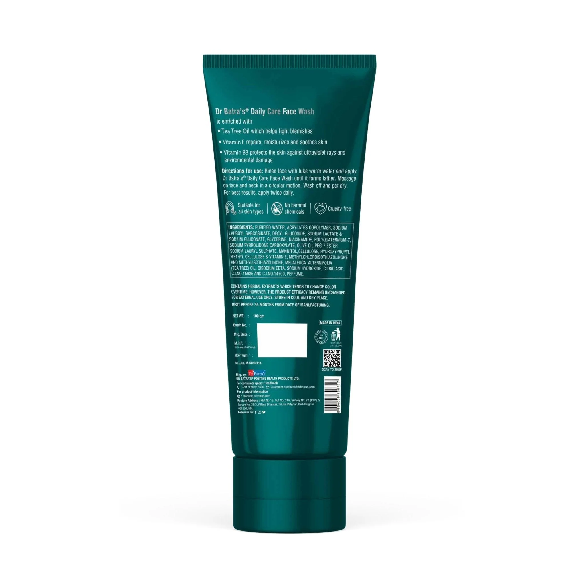 Face Wash Daily Care - Dr Batra's - Image 6