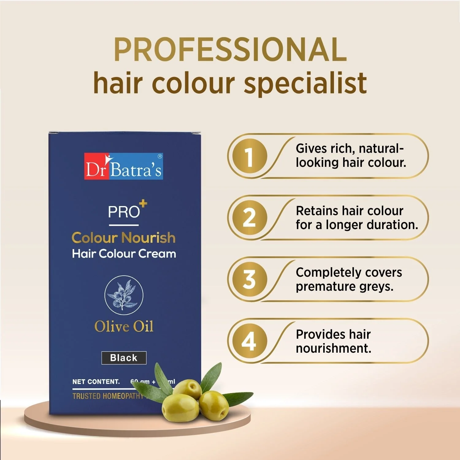 Pro+ Colour Nourish Hair Colour Cream - Image 4