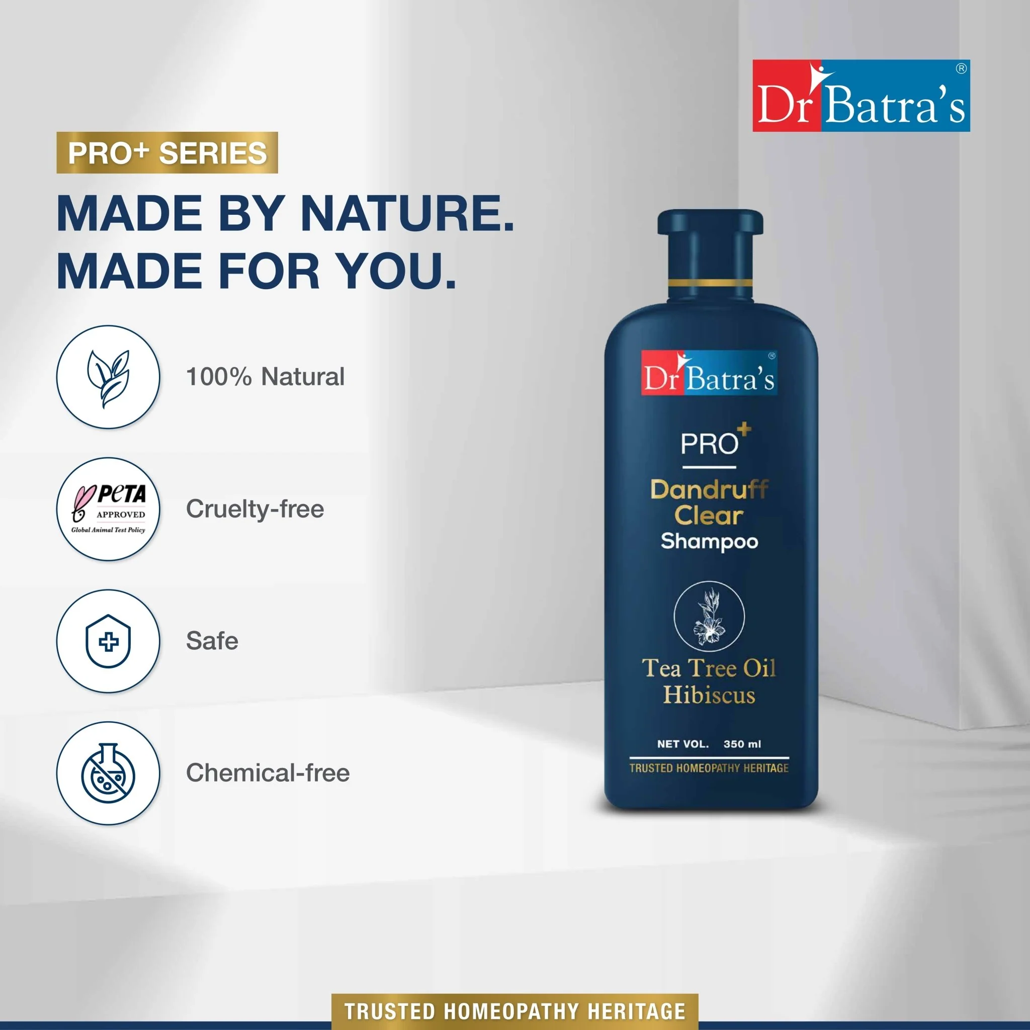 PRO+ Dandruff Clear Shampoo with Tea Tree Oil and Hibiscus extracts - Image 8