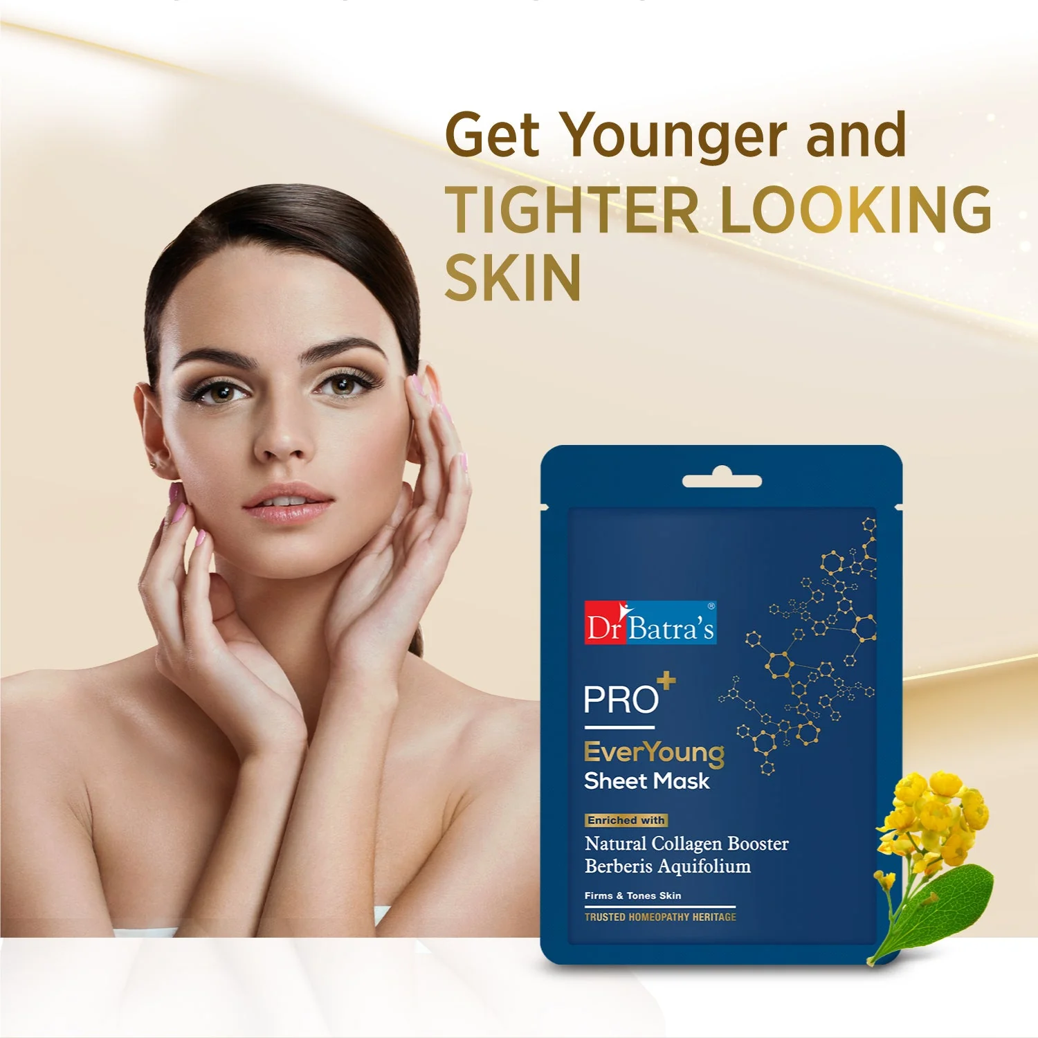 PRO+ EverYoung Face Sheet Mask - Dr Batra’s - Image 3