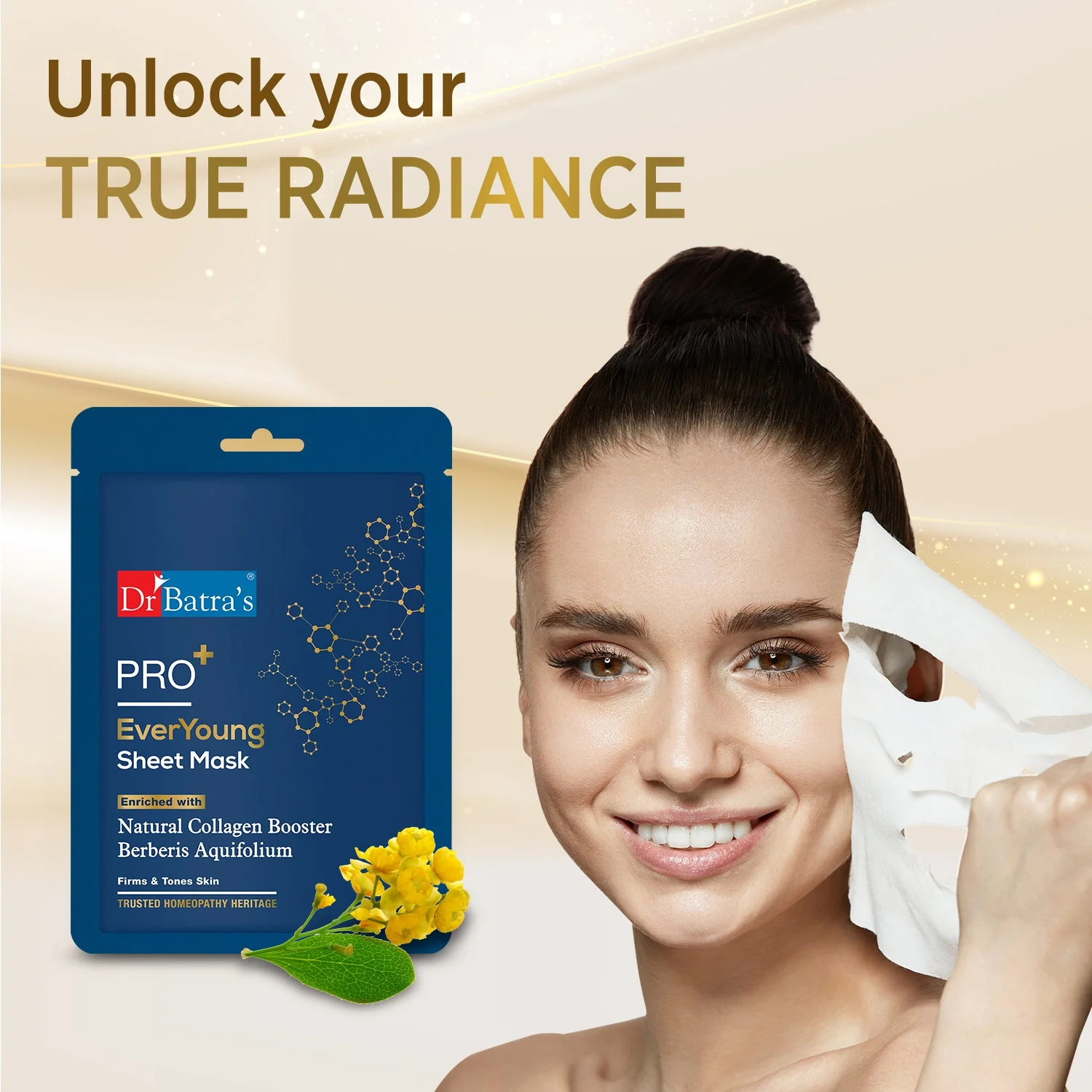 PRO+ EverYoung Face Sheet Mask - Dr Batra’s - Image 4