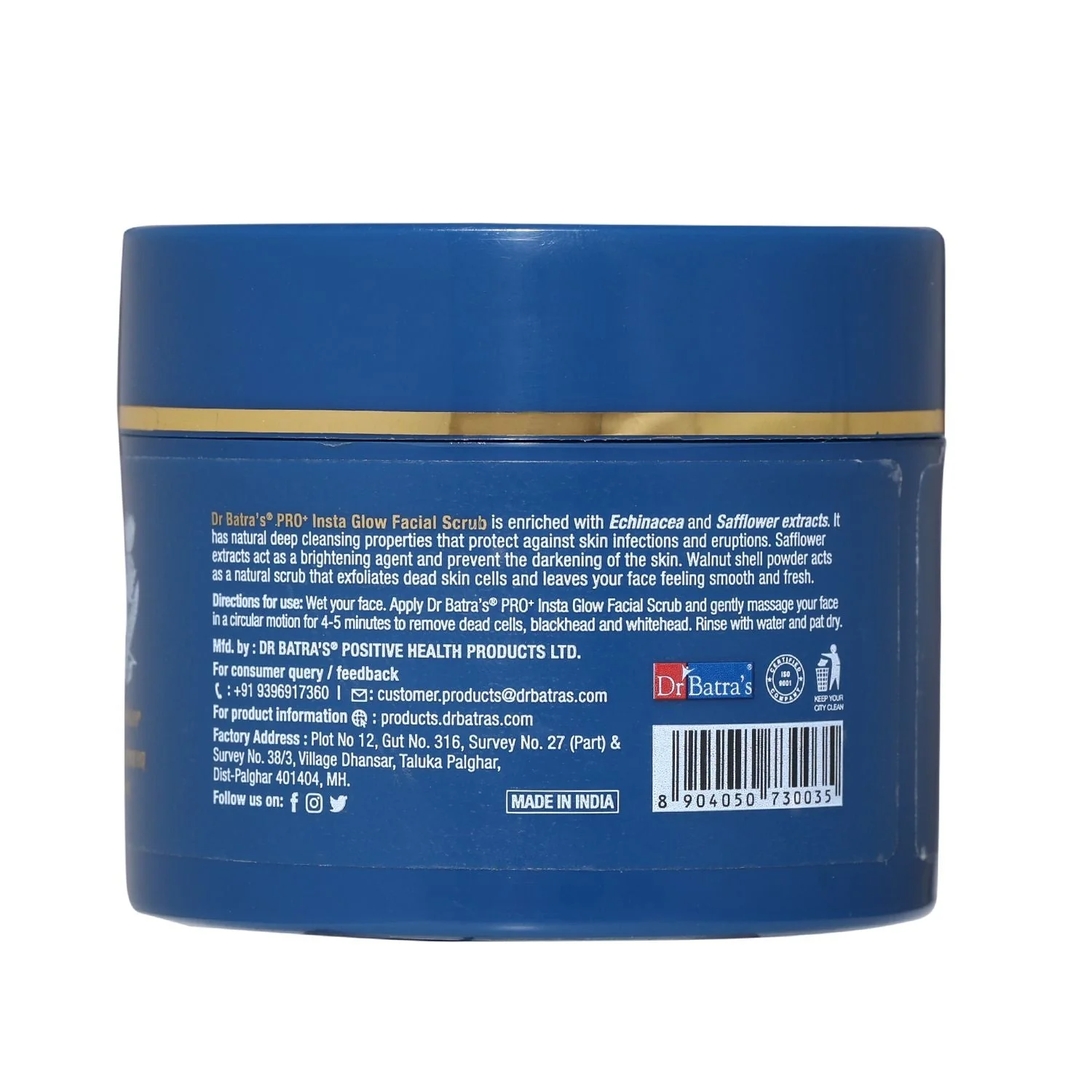 PRO+ Insta Glow Facial Scrub with Safflower, Walnut & Kaolin - Image 10