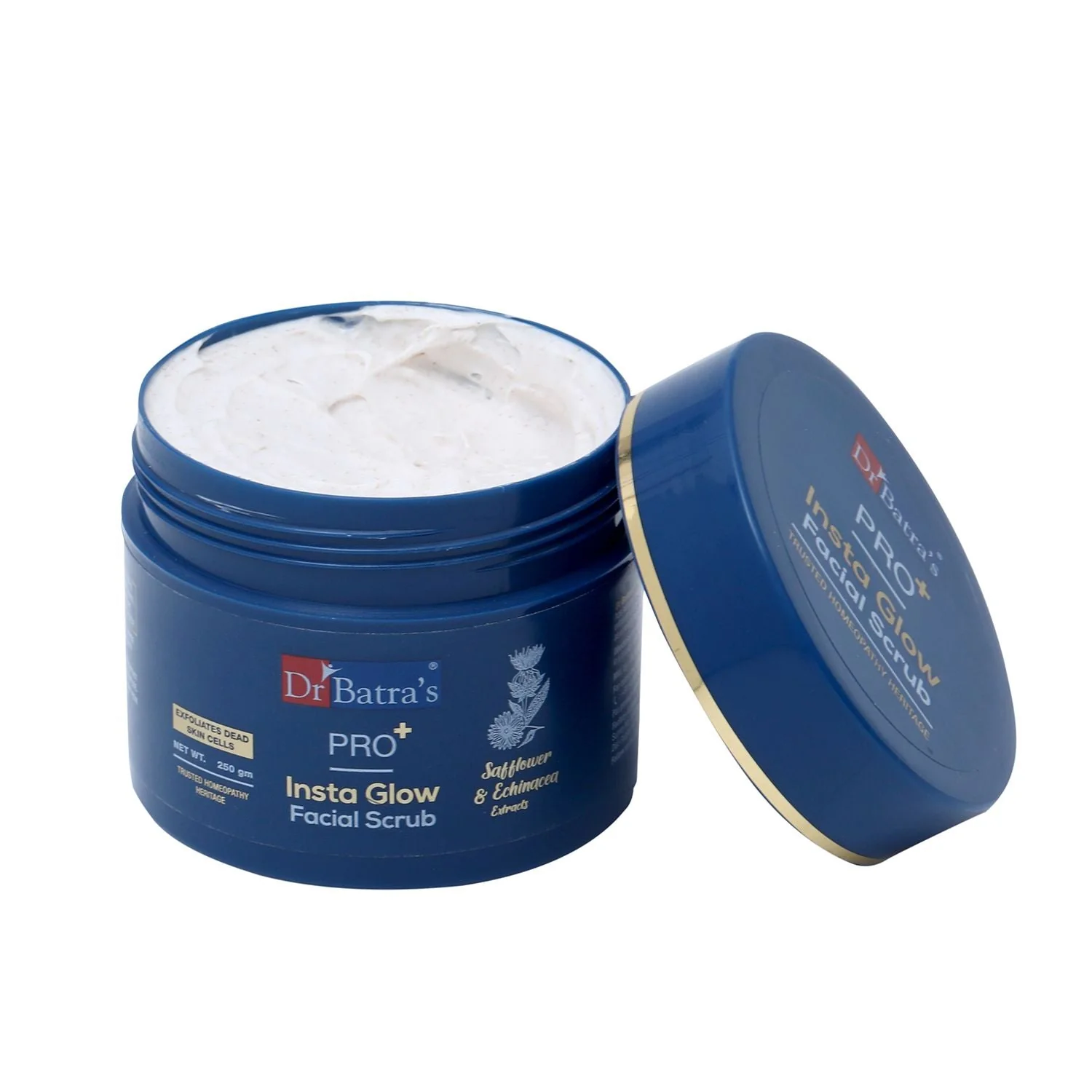 PRO+ Insta Glow Facial Scrub with Safflower, Walnut & Kaolin - Image 11