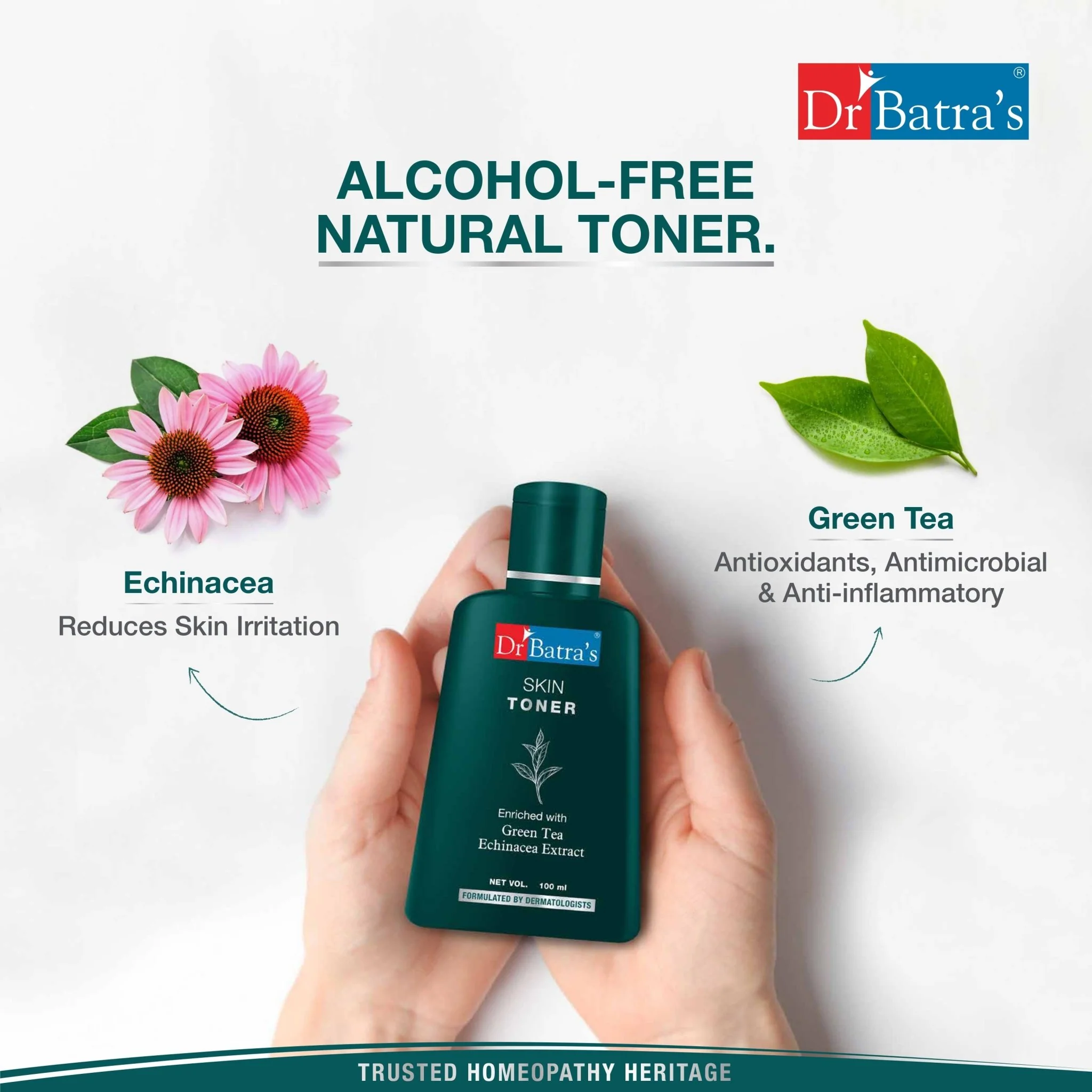 Skin Toner Enriched With Echinacea & Green Tea - Image 3