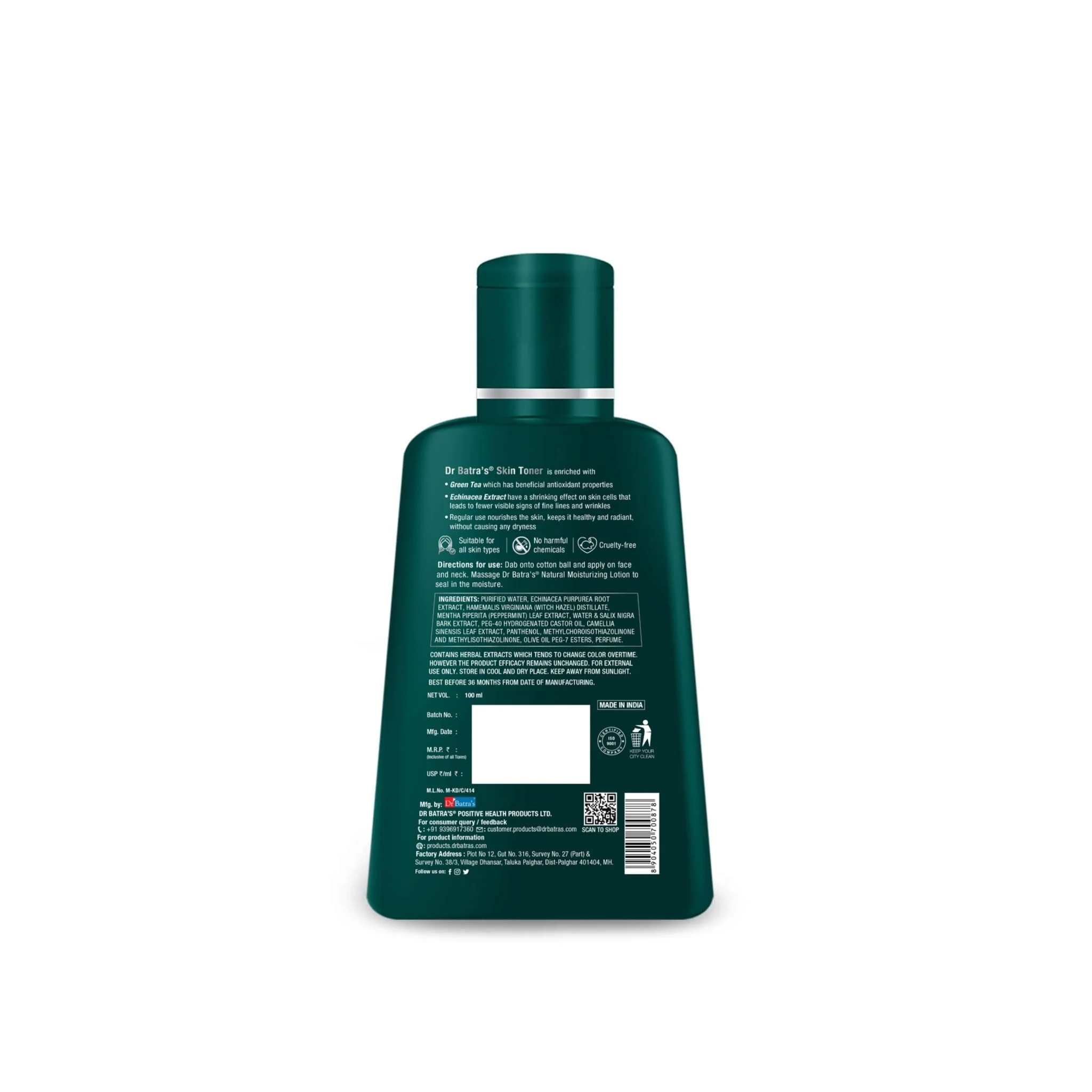 Skin Toner Enriched With Echinacea & Green Tea - Image 8